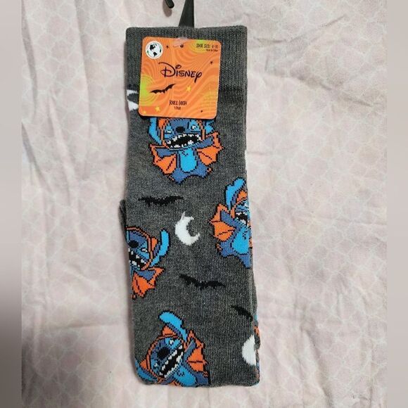 Nwt Disney Lilo & Stitch Halloween Christmas socks Bundle, one size - Picture 2 of 9